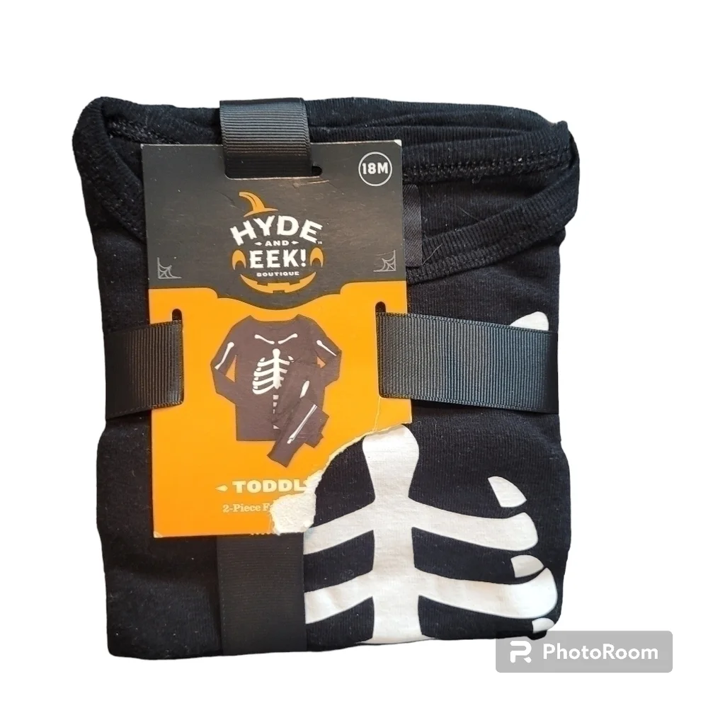 HYDE And Eek: Halloween "Skeleton" 2-Piece Sleep Set - Picture 1 of 2